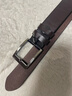 头层派（TOUCENGP）皮带男真皮针扣头层纯牛皮休闲腰带牛仔裤带百搭中青年礼物送男友 深咖啡宽3.8cm 下单备注长度 115cm 推荐体重150-165斤 实拍图