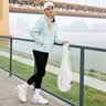 安踏女鞋2026夏季新款百搭网面透气运动鞋子女生防滑跑步鞋户外旅游鞋 象牙白/藕灰 【爆款推荐】 38 【官方正品】 实拍图