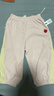 迷你巴拉巴拉男宝女宝裤子夏装凉感防晒轻薄透气婴儿防蚊裤长裤 橡皮粉61213 90 实拍图