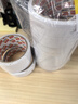 得力（deli）高粘棉纸双面胶带 24mm*10y(9.1m/卷) 学生文具 开学必备学习用品 白色12卷袋装 办公用品 P30403 实拍图