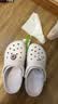 卡骆驰（CROCS）经典洞洞鞋轻便百搭女沙滩鞋包头拖鞋男鞋|10001 葡萄冰-5DK（含智必星） 39 (240mm) 实拍图