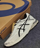 亚瑟士ASICS男鞋网面跑步鞋缓震跑鞋透气舒适运动鞋 GEL-FLUX 4 桦木色/黑色 41.5 实拍图