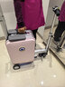 爱尔威（Airwheel）电动行李箱可骑行智能拉杆登机箱可坐可代步20英寸 SL豪华版一粉 实拍图