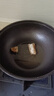 铁仕达（Telssida）铸铁加厚双耳迷你小炒锅无涂层煎锅不粘煲锅炖锅干锅油炸锅元宝锅 实拍图