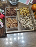 友来福干果盘分格水果盘家用客厅点心盘收纳盒零食糖果托盘玻璃六格 实拍图