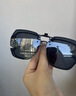京东京造偏光太阳镜夹片墨镜男女款开车骑行眼镜防晒护目镜近视用 加大框 实拍图