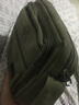 小安熊新款男士帆布包斜挎包多层次韩版休闲潮流户外旅行包挂包小包包 军绿色小号长25高16厘米 实拍图