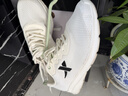 特步运动鞋男跑步鞋夏季网面透气轻便减震正品男子跑鞋休闲鞋子白色 实拍图
