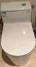 松鲸 卫浴家用马桶坐便器大冲力超漩虹吸式静音连体座便器小户型马桶 家用型【超漩虹吸】300/400坑距备注 实拍图