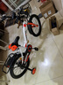 永久（FOREVER）儿童自行车男女款小孩单车可折叠脚踏车4-6-8-10岁辅助轮18寸橙色 实拍图