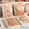 四季年华 口袋本魔术贴扣便携卡通线圈手账小本子线圈本便携随身记作业记事本 四本-卡皮巴拉 实拍图