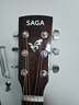 萨伽（SAGA）吉他sf700单板面单民谣萨迦木吉他入门初学者萨嘎乐器 【亮光】41英寸SF700PRO原木色圆角 实拍图