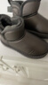 巴布豆（BOBDOG）巴布豆童鞋男童靴子冬季软底加绒儿童雪地靴 B16515030 枪色28 实拍图