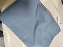无印良品A类全棉枕套100%纯棉枕套枕巾48x74cm一对装 浅蓝灰 实拍图
