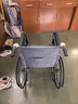 鱼跃(yuwell)轮椅车H051折叠老人轻便旅行手推车钢管免充气胎代步车 实拍图