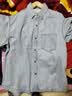 Levi's®SilverTab™男士美式复古休闲翻领短袖工装牛仔衬衫外套 浅蓝色 M 实拍图