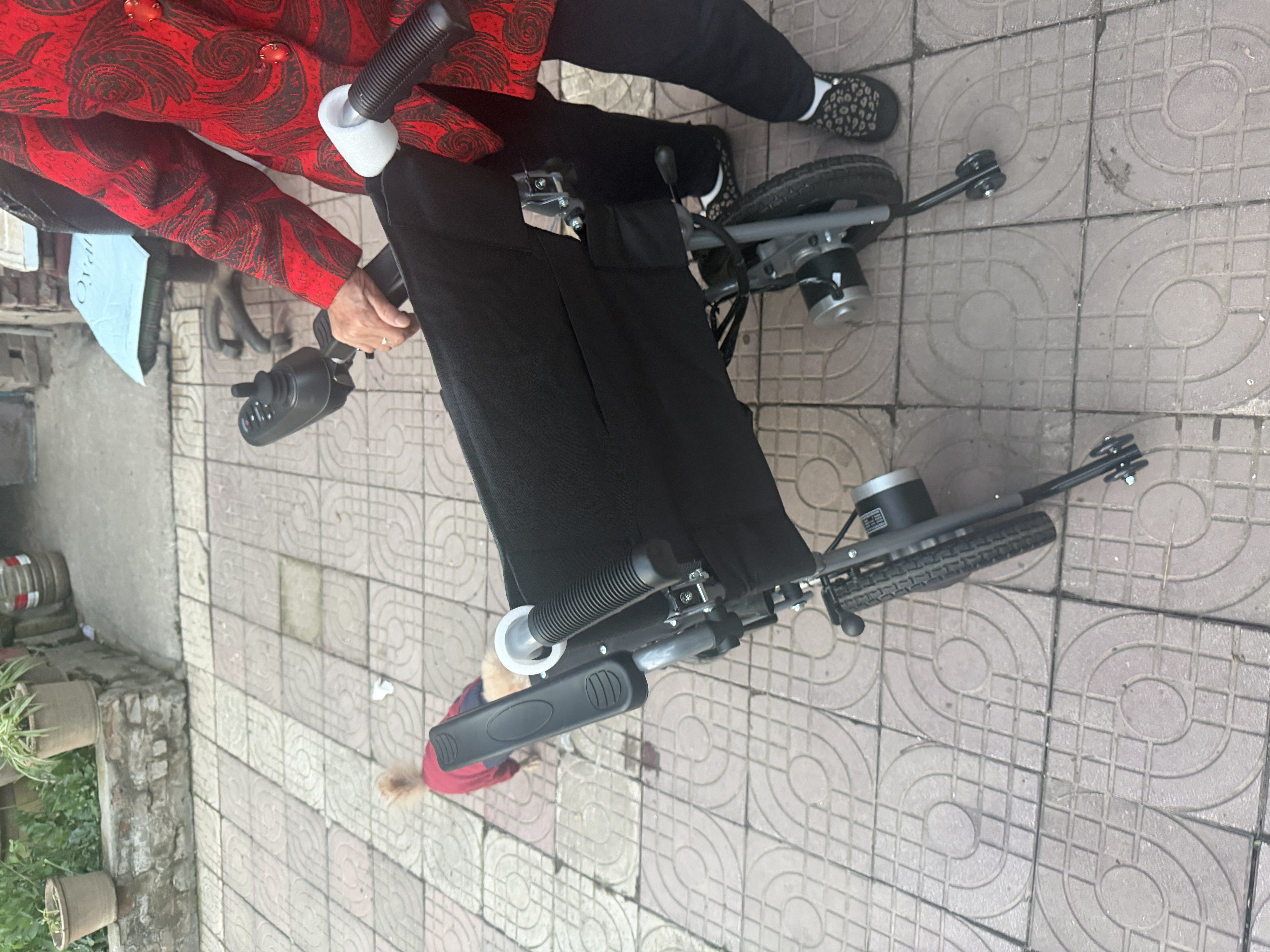 LONGWAY电动轮椅轻便可折叠长续航老人专用智能全自动代步30LW01302A01 实拍图