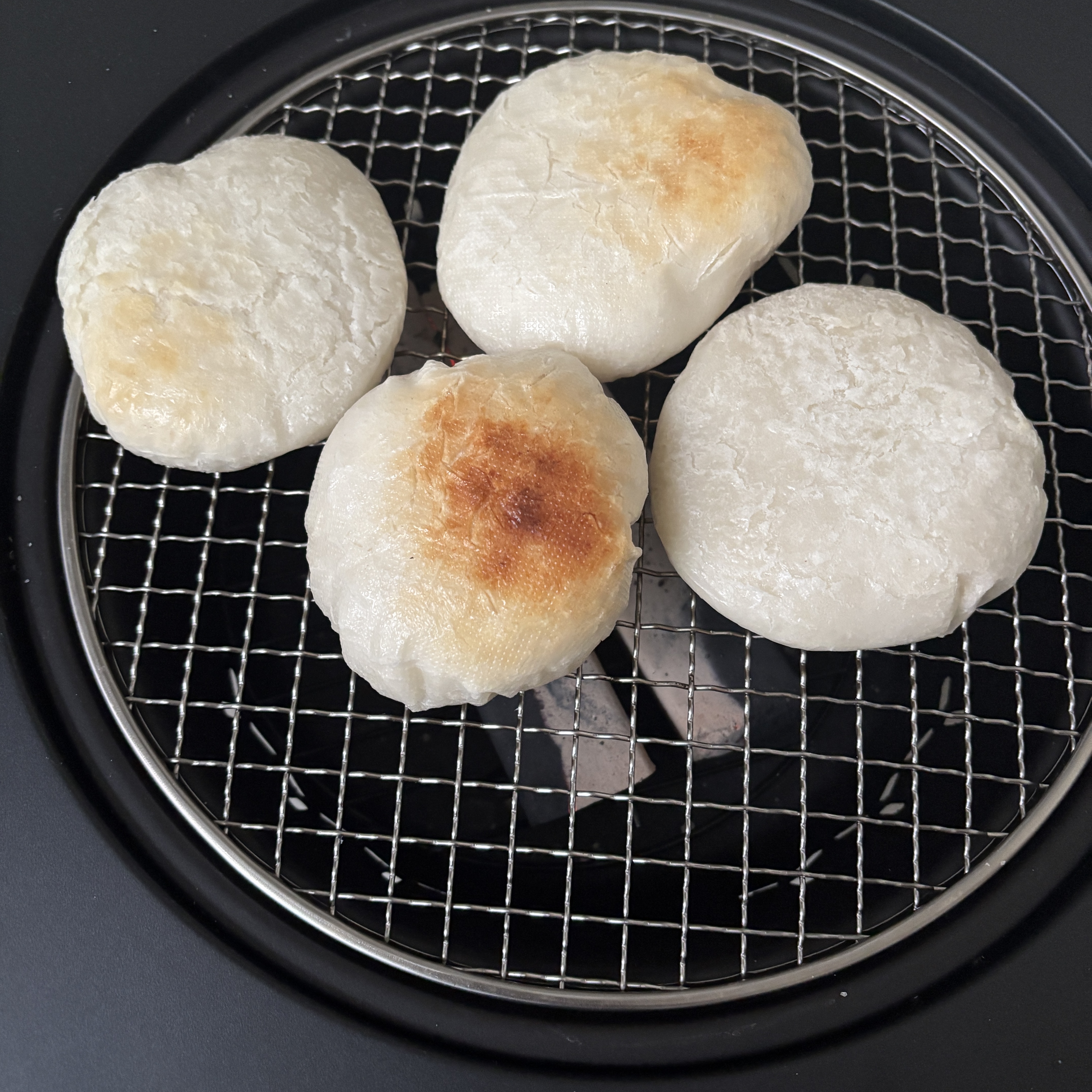 原始人围炉煮茶烧烤炉家用室内烤火炉套装户外烧烤桌取暖盆木炭烧烤架 特大号加厚桌面围炉 【配7件套】+煎盘+收纳包 实拍图
