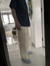 RSY|Rhapsody亚麻裤男夏季直筒宽松阔腿男士休闲裤夏天长裤中国风 浅米色 L [建议100-115斤] 晒单实拍图