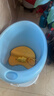 世纪宝贝（babyhood）维尼浴桶 儿童泡澡桶 宝宝加厚洗澡盆 婴儿游泳桶赠浴凳 304蓝 实拍图