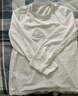 京东京造5A抗菌长袖t恤男新疆棉圆领衣服男装卫衣打底衫春季内搭白XL 实拍图