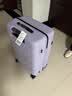 米家小米行李箱24英寸拉杆箱大容量旅行箱万向轮密码箱男女皮箱子紫色 实拍图