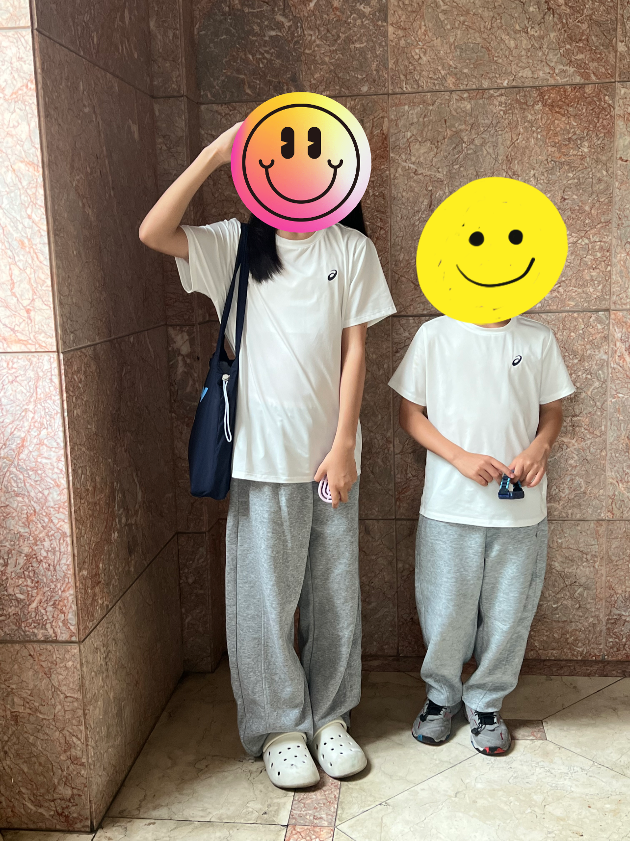 亚瑟士（asics）26年夏季新款飓风秒干吸湿排汗轻薄透气男女儿童运动短袖T短裤 白色-短袖 160 实拍图