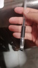 晨光（M&G）文具 热可擦中性笔 拔盖子弹头墨蓝色水笔0.5mm 小学生用热敏摩擦签字笔 12支/盒AKP61115B1 实拍图