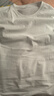 MARKLESS【安心品质】纯棉亲肤T恤男士纯色短袖打底衫5630 云峰白 L 实拍图