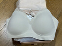 ubras花瓣杯软支撑文胸罩细肩带女士内衣女无钢圈聚拢燕麦奶-背勾M 实拍图