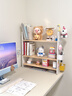 小匠材桌面置物架办公桌面书架学生简易多层桌上收纳架柜洞洞板三层60 实拍图