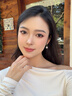 唐后（TH）唐后纯银镶碧玉天然珍珠耳钉通勤约会百搭耳饰情人节礼物耳环 实拍图