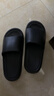 大嘴猴（paul frank）拖鞋男夏季室内居家踩屎感凉拖鞋 黑 44-45  实拍图