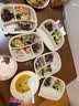 云蕾一次性饭盒分格餐盒带盖餐具打包加厚加厚玉米淀粉盒饭3格*10套 实拍图
