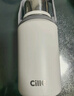 希乐（cille）保温杯大容量男女户外露营便携茶杯手提杯子双饮水杯雪球白 实拍图
