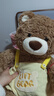 名创优品（MINISO）吉福特熊背带裤大号公仔儿童玩具毛绒玩偶娃娃抱枕生日礼物女 实拍图