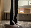 阿迪达斯（adidas）女 运动型格系列 S WV BANANA PNT 梭织长裤 KB5224 黑色  M  实拍图