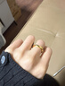 【捡漏】正品24黄金色光面戒指男女款招财素圈沙金戒指情侣款送礼 光面金色戒指 实拍图