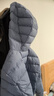鸭鸭（YAYA）佟丽娅同款轻薄羽绒服女新款秋冬季休闲短款连帽轻便韩版排骨外套 雾霾蓝 XL 实拍图