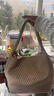 ECODAY编织托特包通勤包女包大容量单肩手提包送女友生日礼物 My dear friend-B007X 香槟金 大号 实拍图