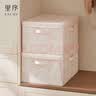 EACHY衣服收纳箱衣物储物箱家用可折叠收纳盒 60L彼得蓝 1个装 实拍图