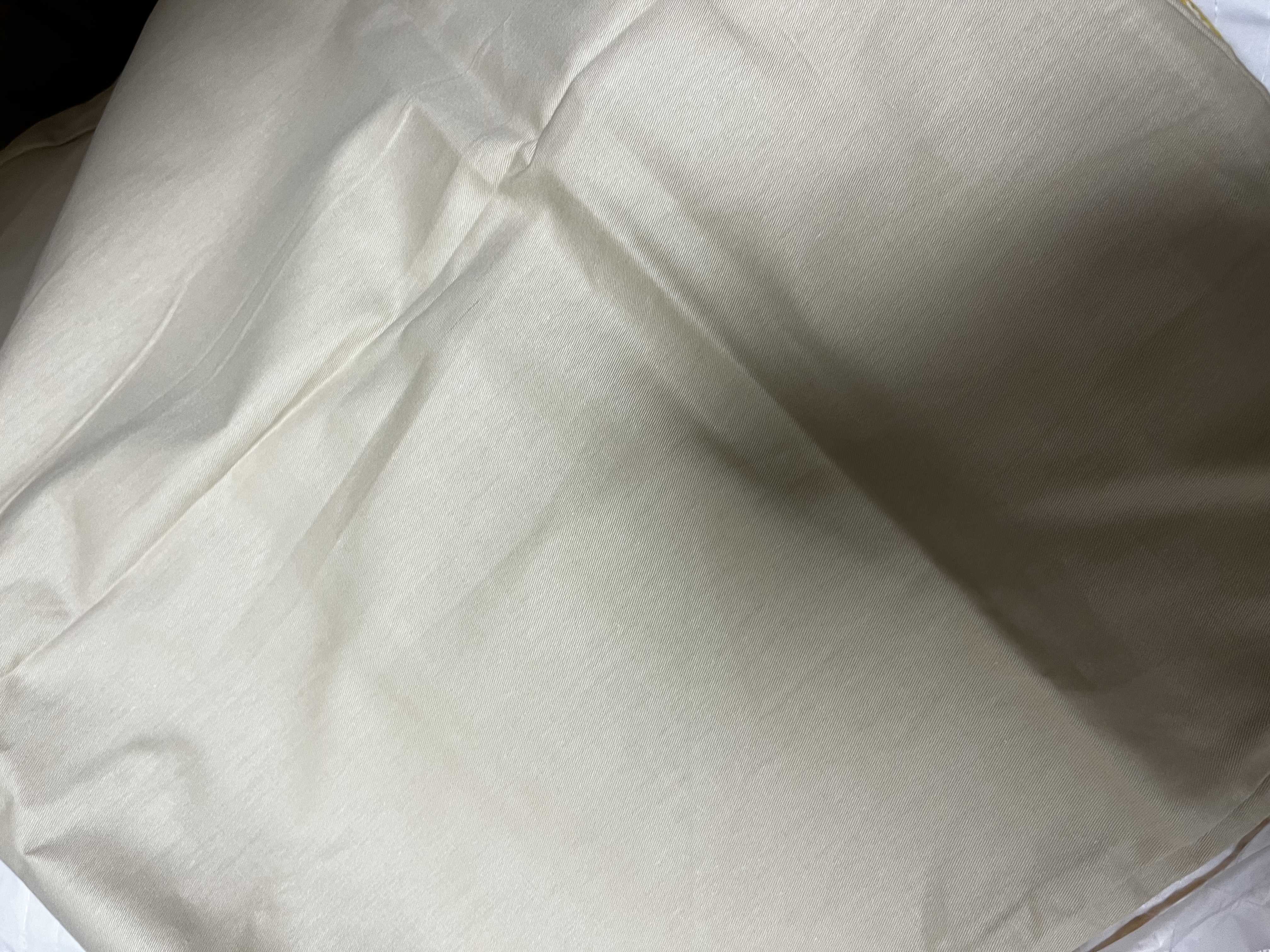 红豆A类纯棉枕套机洗单人枕头套纯棉枕芯套加厚内胆套48x74cm卡其一只 实拍图