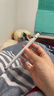 双头可伸缩触控笔适用希沃电子白板智慧黑板手机平板学习机适用触屏笔 【奶白】书写/翻页【彩盒装】 严选品质-可拉长约50cm 实拍图
