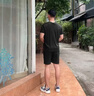 【网眼透气清爽】夏季印花短袖男运动速干男士t恤男冰丝健身衣服 China【白】 4XL 【建议160-180斤】 实拍图