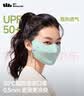 蕉下（beneunder）面膜防晒口罩轻薄无痕防晒面罩脸基尼高颜值骑行透气修饰脸型 绿 实拍图
