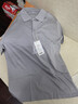 京东京造纯棉液氨抗皱免烫polo衫男短袖男士t恤男装新款父亲节礼物浅灰XL 实拍图