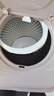 扬子（YANGZI）洗衣机半自动大容量家用双桶双缸洗衣机脱水双筒 20公斤不锈钢内筒-家庭款 双缸 实拍图