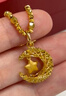 周大福星星揽月星月织梦黄金吊坠女(工费360)约2.45g EOF1634 实拍图