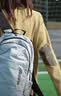 美津浓（MIZUNO）新款男士华夫格半拉链抓绒衣长袖 43/橄榄黄   M    实拍图