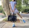 adidas「T头鞋」VL COURT CLASSIC板鞋德训鞋男女阿迪达斯轻运动 蓝色/亮白/树脂黄 (推荐女生选小半码)   42.5 实拍图